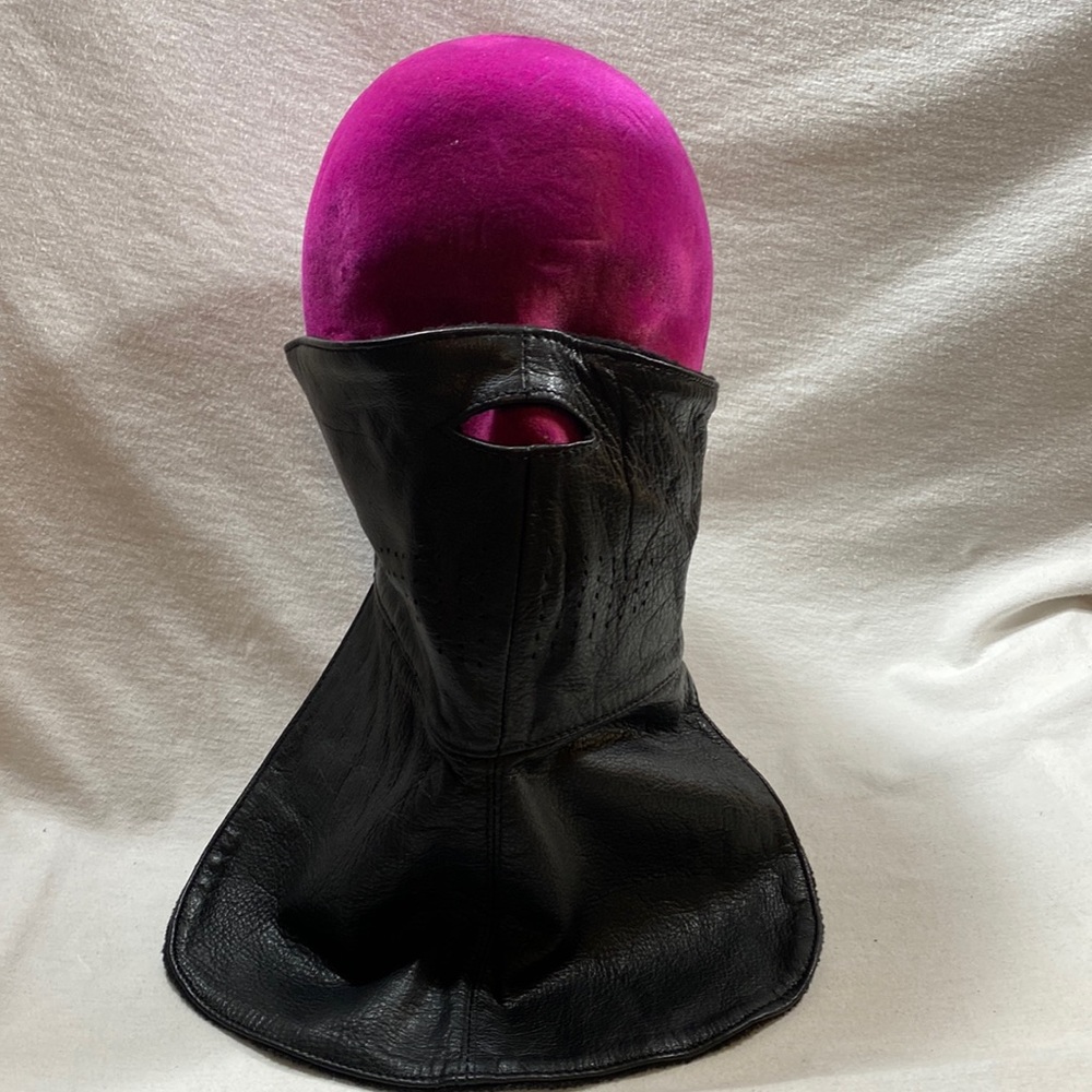 COPY - SHAF leather motorcycle face mask with neck warmer